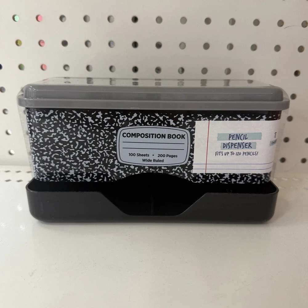 Target Pencil Dispenser Composition Notebook Themed Bullseye Teacher School